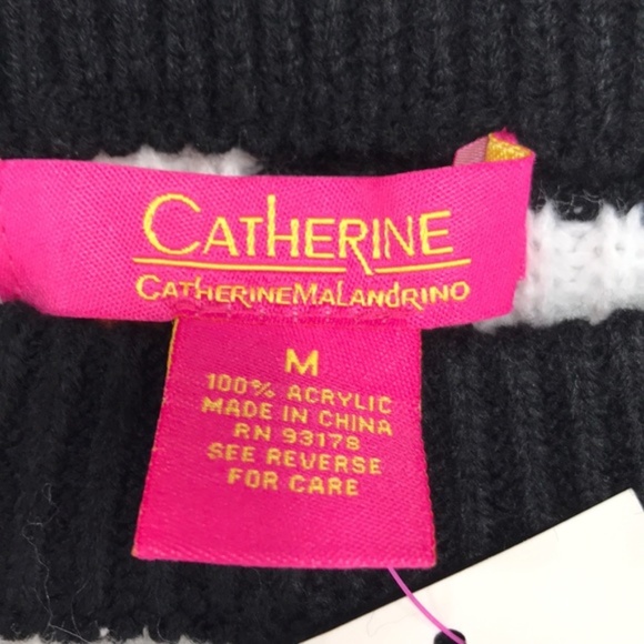 Catherine Malandrino Striped Colorblock Sweater - Picture 4 of 5